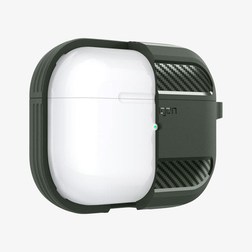 ACS05482 - Apple AirPods Pro 2 Case Rugged Armor in matte black showing the front